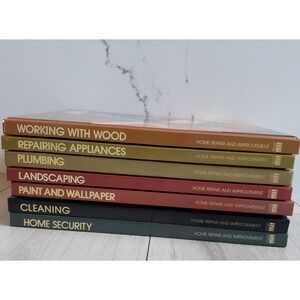 Time Life Home Repair Improvement Book Lot of 7 DIY Carpentry Plumbing Guides